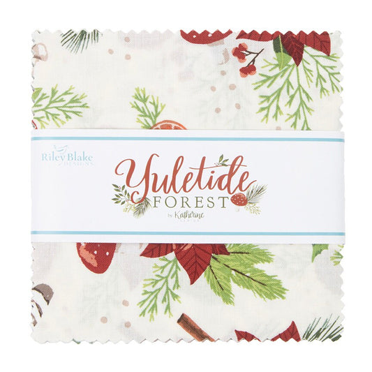 Yuletide Forest 5" Stacker by Katherine Lenius for Riley Blake Designs - 5-13540-42 (42 pieces)