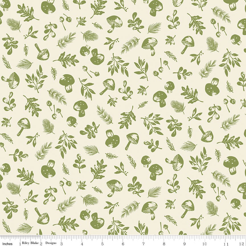 Yuletide Forest Woodland Cream by Katherine Lenius for Riley Blake Designs - C13542-CREAM