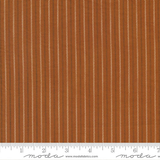 Rustic Gatherings Dashed Stripes Spice by Primitive Gatherings for Moda Fabrics - 49203 15