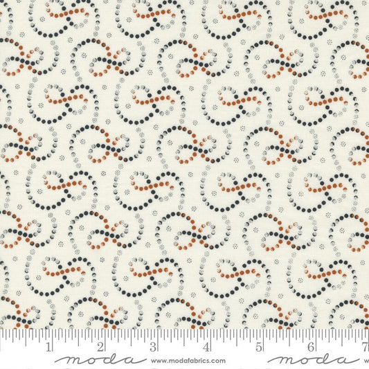 Rustic Gatherings Swirly Dot Blenders Cloud by Primitive Gatherings for Moda Fabrics - 49204 11