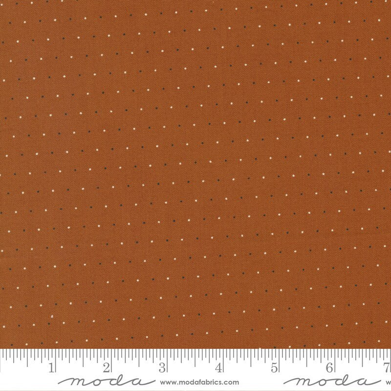 Rustic Gatherings Pindot Spice by Primitive Gatherings for Moda Fabrics - 49205 12