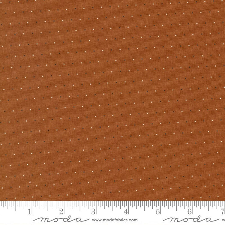 Rustic Gatherings Pindot Spice by Primitive Gatherings for Moda Fabrics - 49205 12