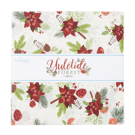 Yuletide Forest 10" Stacker by Katherine Lenius for Riley Blake Designs - 10-13540-42 (42 pieces)
