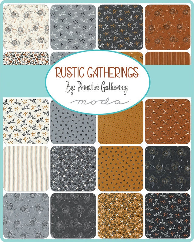 Rustic Gatherings Charm Pack by Primitive Gatherings for Moda Fabrics - 49200PP