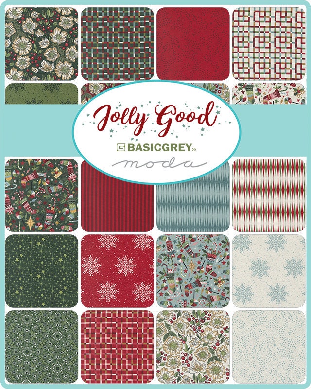 Jolly Good Mini Charms by BasicGrey for Moda Fabrics - 30720MC