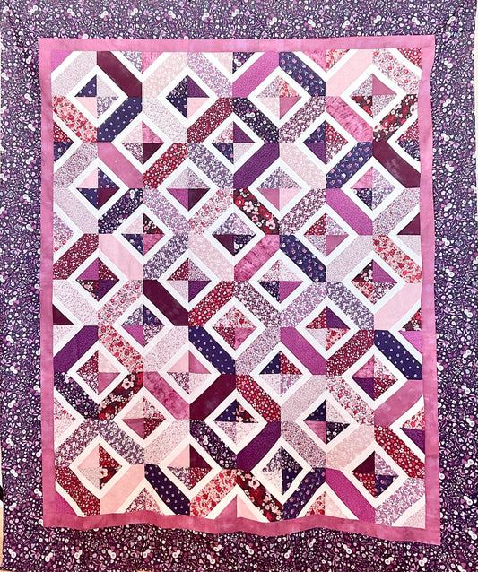 Double Crossed Quilt Kit - Pattern by Amy Smart of Diary of a Quilter - fabric kit and quilt pattern