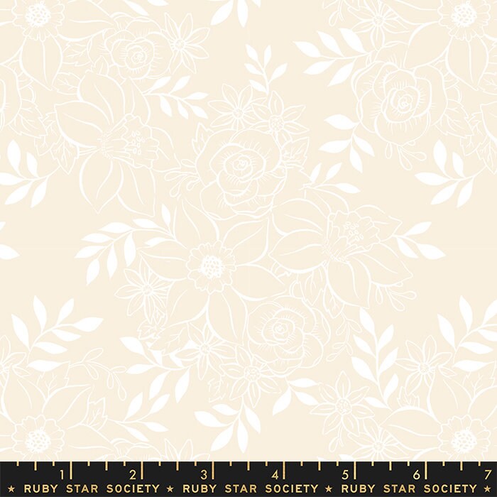 Winterglow First Bloom Natural by Ruby Star Society with Moda Fabrics - RS5108 11