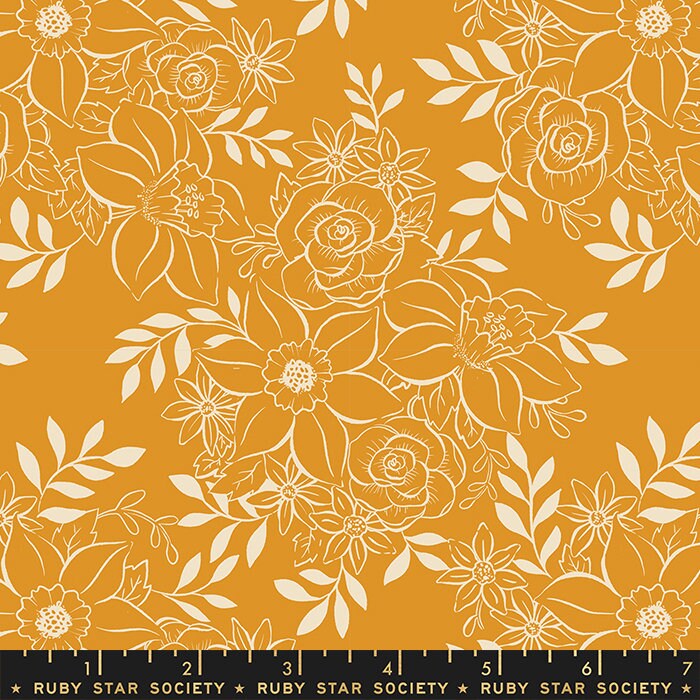 Winterglow First Bloom Honey by Ruby Star Society with Moda Fabrics - RS5108 13
