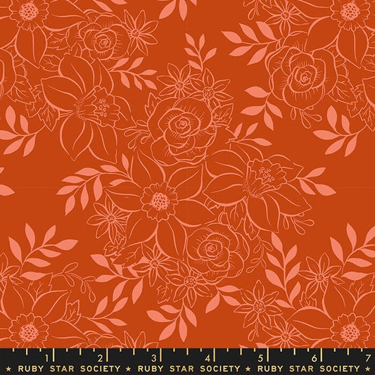 Winterglow First Bloom Cayenne by Ruby Star Society with Moda Fabrics - RS5108 14