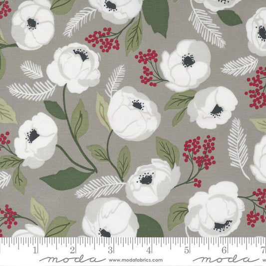Christmas Eve Christmas In Bloom Dove by Lella Boutique for Moda Fabrics - 5180 13