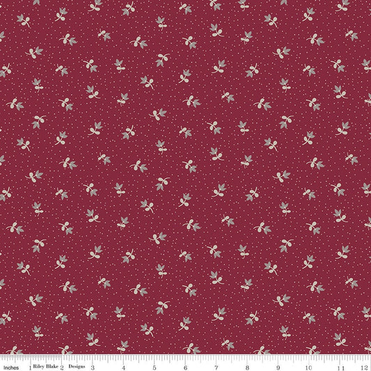Heartfelt Ditsy Ruby by Gerri Robinson of Planted Seed Designs for Riley Blake Designs - C13497-RUBY