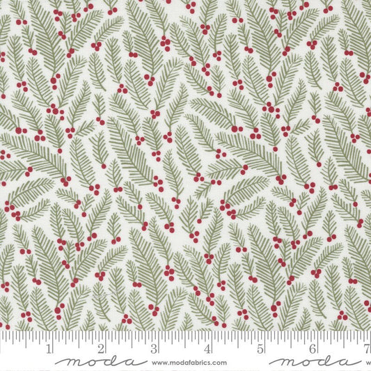 Christmas Eve Sprigs Snow by Lella Boutique for Moda Fabrics - 5182 11