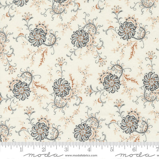 Rustic Gatherings Swirling Flowers Cloud by Primitive Gatherings for Moda Fabrics - 49200 11