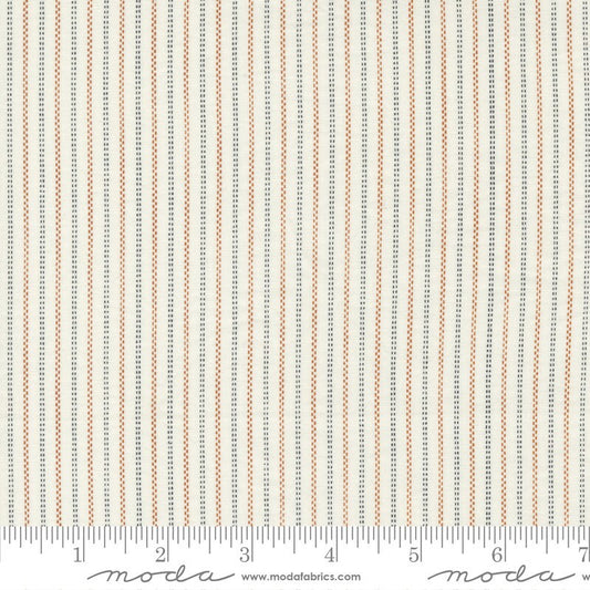 Rustic Gatherings Dashed Stripes Cloud by Primitive Gatherings for Moda Fabrics - 49203 12