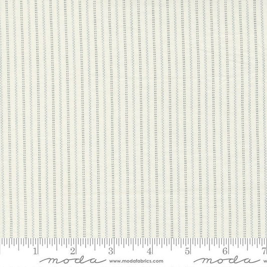 Rustic Gatherings Dashed Stripes Cloud Steel by Primitive Gatherings for Moda Fabrics - 49203 14