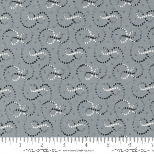 Rustic Gatherings Swirly Dot Blenders Steel by Primitive Gatherings for Moda Fabrics - 49204 19