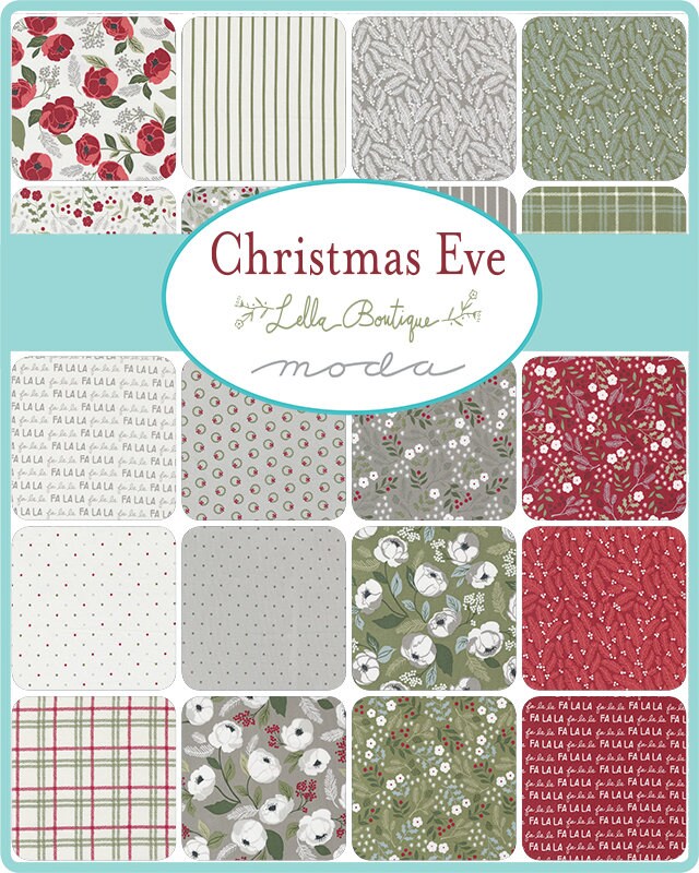 Christmas Eve Fat Eighth Bundle by Lella Boutique for Moda Fabrics - 5180F8