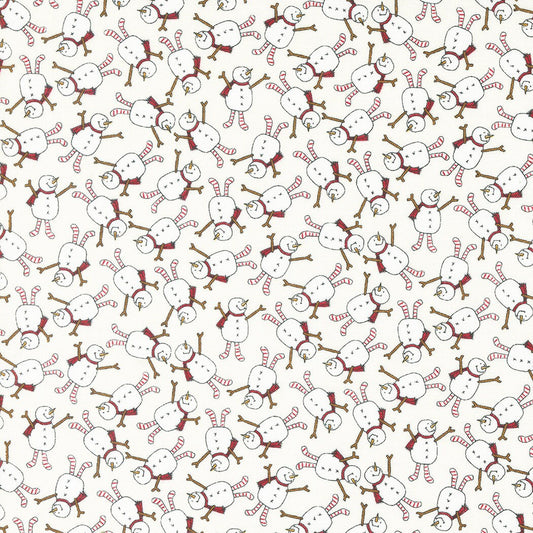 Blizzard Frosty Christmas Snowmen Vanilla by Sweetwater with Moda Fabrics - 55622 11