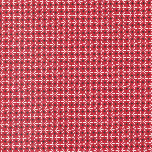 Blizzard Snow Angels Blenders Red by Sweetwater with Moda Fabrics - 55624 24