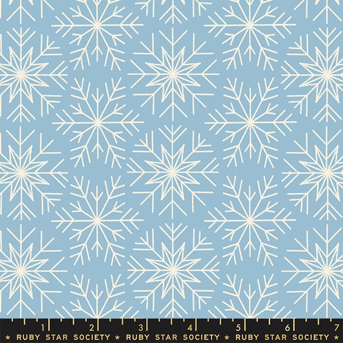 Winterglow Snowflakes Celestial by Ruby Star Society with Moda Fabrics - RS5110 13