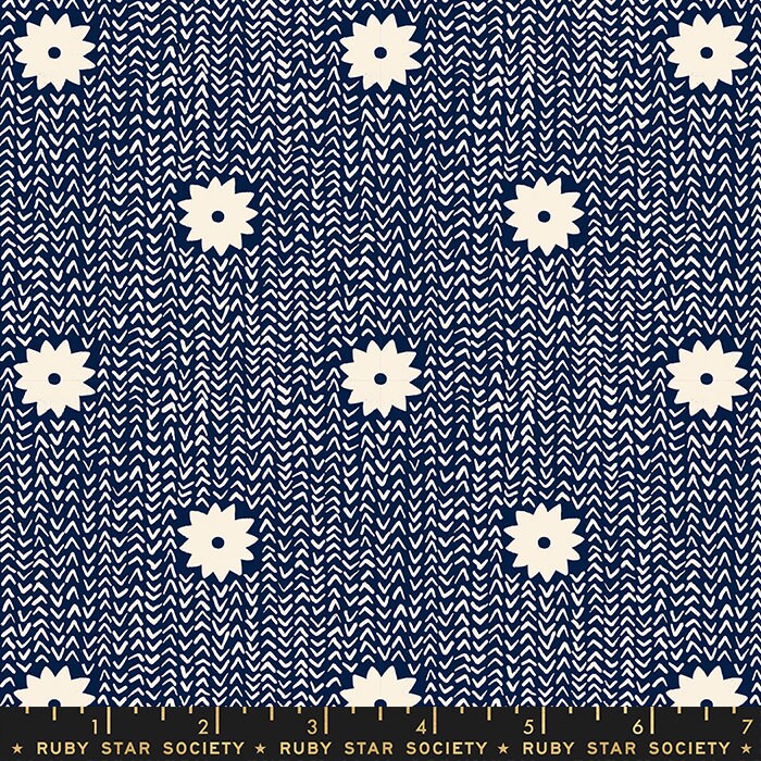 Winterglow Cozy Stars Navy by Ruby Star Society with Moda Fabrics - RS5114 13