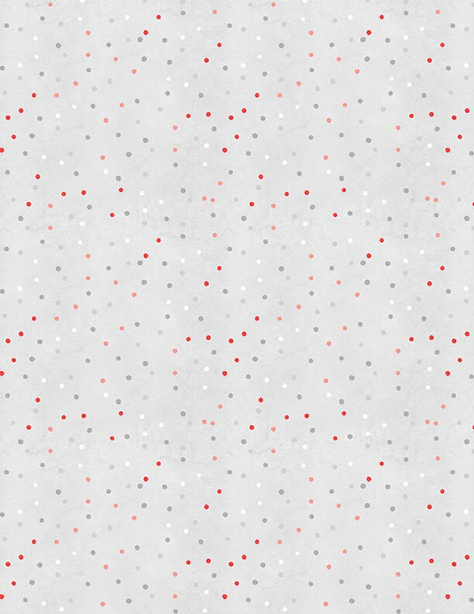 Frosty Merry-Mints Dots Gray by Danielle Leone for Wilmington Prints - 3017 27657 993