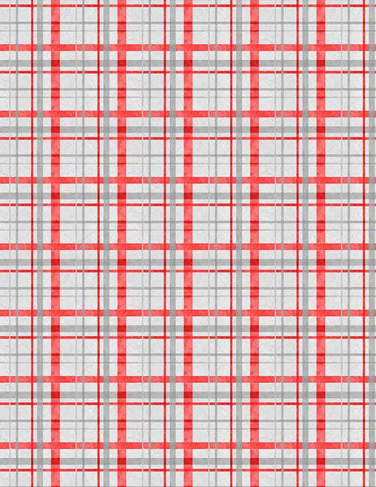 Frosty Merry-Mints Plaid Gray by Danielle Leone for Wilmington Prints - 3017 27660 993