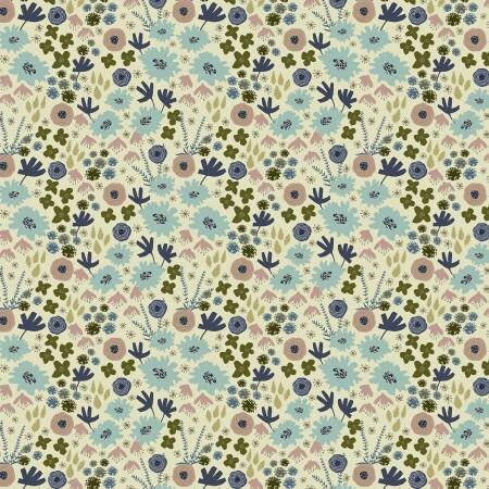 Eden Field of Flowers by Chantal Walsh of Catmint and Co for Dandelion Fabric & Co - 22SP-ED03