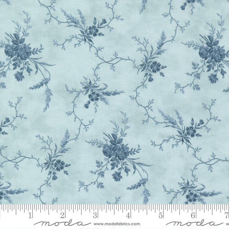 Cascade Budding Vines Florals Sky by 3 Sisters for Moda Fabrics - 44323 13