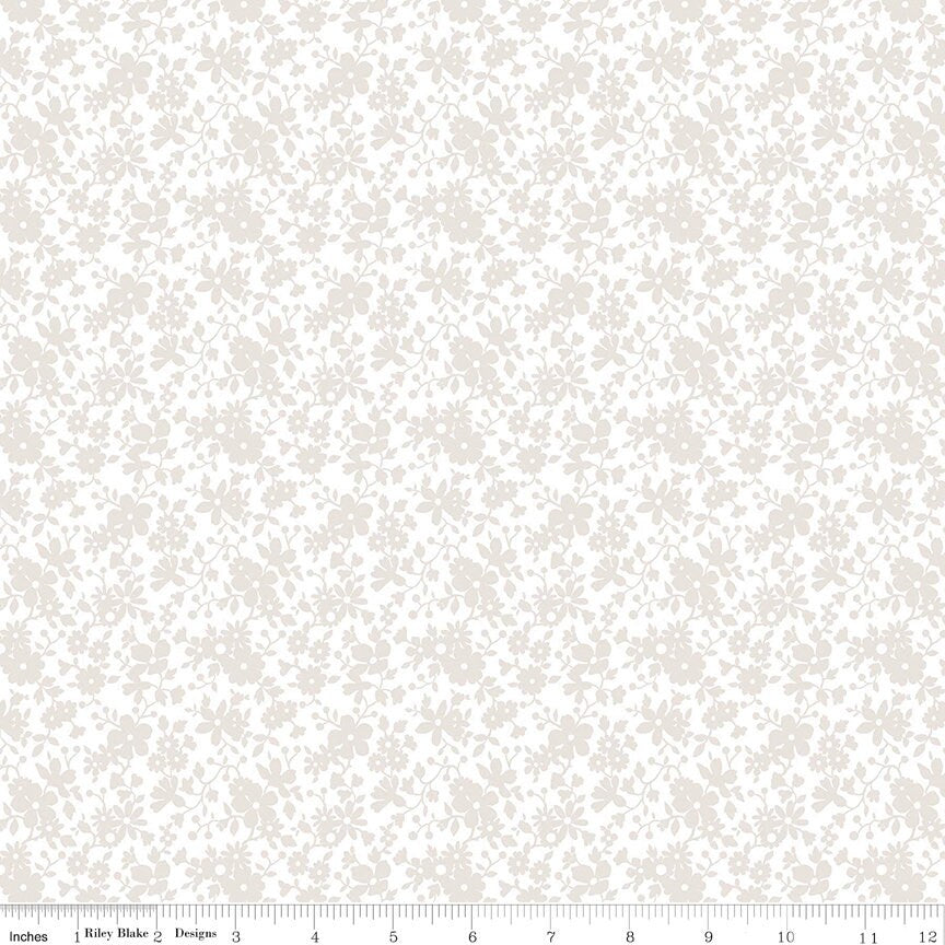 Lasenby Silhouette Maddsie Blossom Cream by Liberty Fabrics - 01666845C