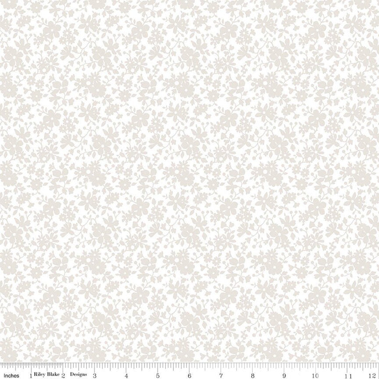 Lasenby Silhouette Maddsie Blossom Cream by Liberty Fabrics - 01666845C