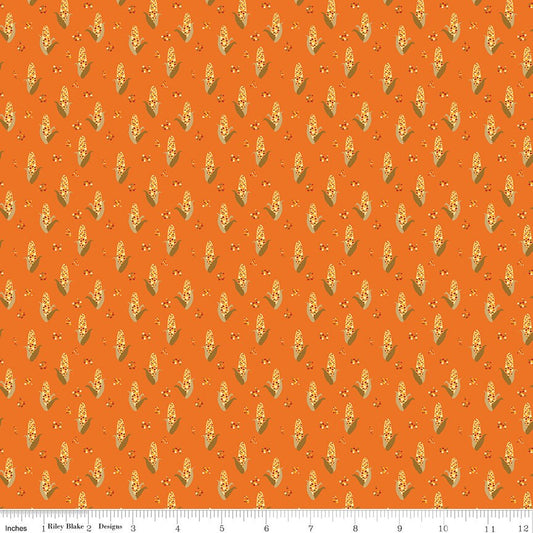 Fall's In Town Corn Orange by Sandy Gervais for Riley Blake Designs - C13514-ORANGE