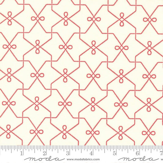 Joyful Gatherings Wrapping Paper Geometrics Snow by Primitive Gatherings for Moda Fabrics - 49210 11