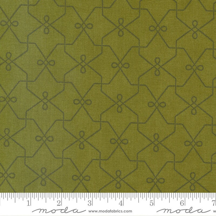 Joyful Gatherings Wrapping Paper Geometrics Mistletoe by Primitive Gatherings for Moda Fabrics - 49210 15