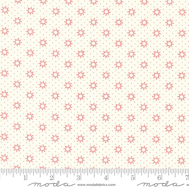 Joyful Gatherings Simple Wreath Winter Dot Snow Candy Apple by Primitive Gatherings for Moda Fabrics - 49216 11