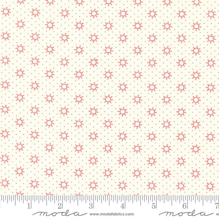 Joyful Gatherings Simple Wreath Winter Dot Snow Candy Apple by Primitive Gatherings for Moda Fabrics - 49216 11