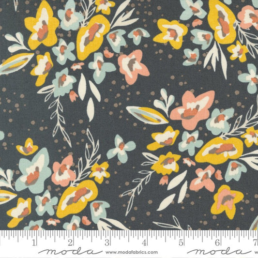 Dawn on the Prairie Spray and Sprig Florals Charcoal Night by Stephanie Sliwinski of Fancy That Design House for Moda Fabrics - 45570 19