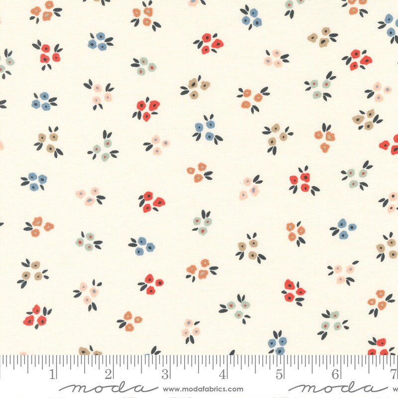 Dawn on the Prairie Sweet Ditsy Unbleached by Stephanie Sliwinski of Fancy That Design House for Moda Fabrics - 45573 11