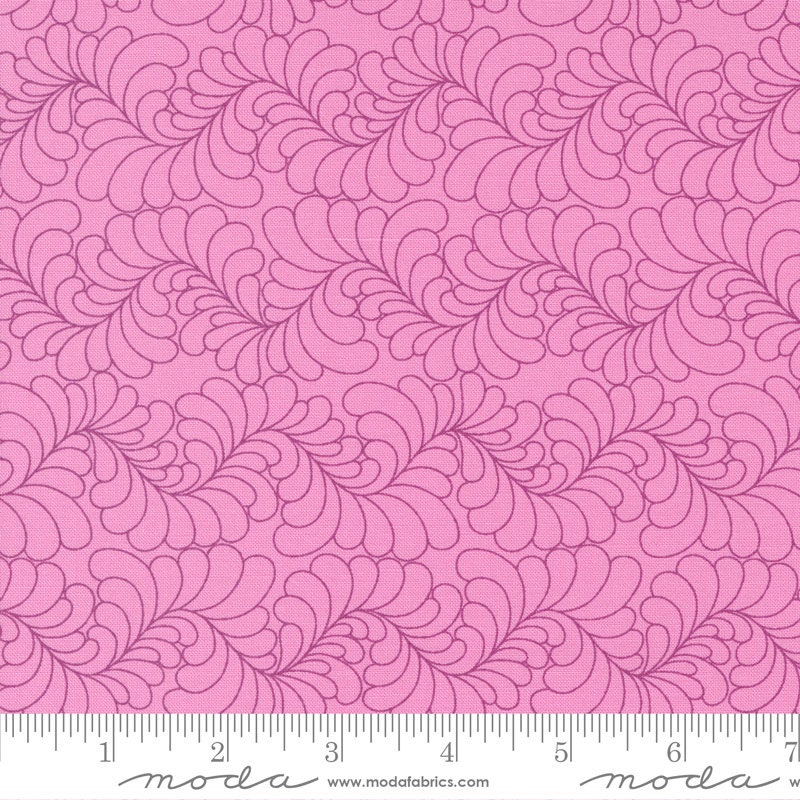 Rainbow Sherbet Feathers Geometric Rum Raisin by Sariditty for Moda Fabrics - 45022 40