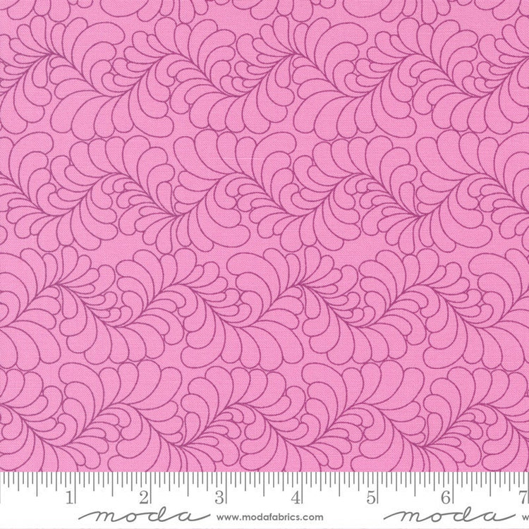 Rainbow Sherbet Feathers Geometric Rum Raisin by Sariditty for Moda Fabrics - 45022 40