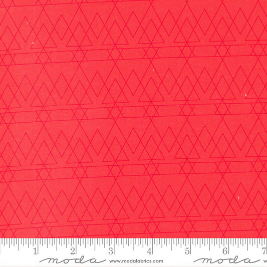 Rainbow Sherbet Triangled Geometrics Mandarin by Sariditty for Moda Fabrics - 45023 35