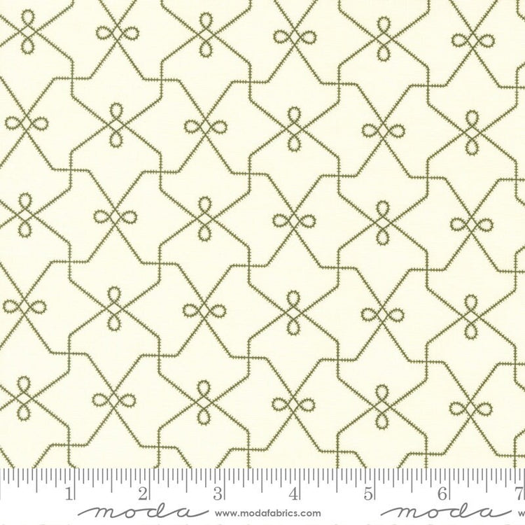 Joyful Gatherings Wrapping Paper Geometrics Snow Mistletoe by Primitive Gatherings for Moda Fabrics - 49210 21