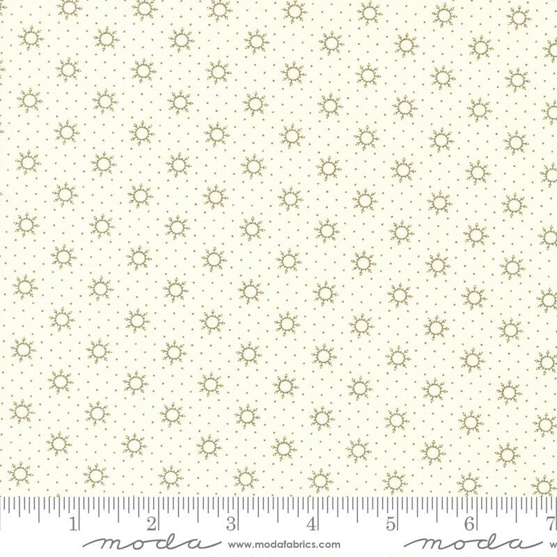 Joyful Gatherings Simple Wreath Winter Dot Snow Mistletoe by Primitive Gatherings for Moda Fabrics - 49216 21