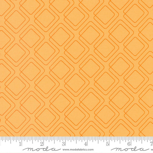 Rainbow Sherbet Connected Graph Paper Apricot by Sariditty for Moda Fabrics - 45024 32