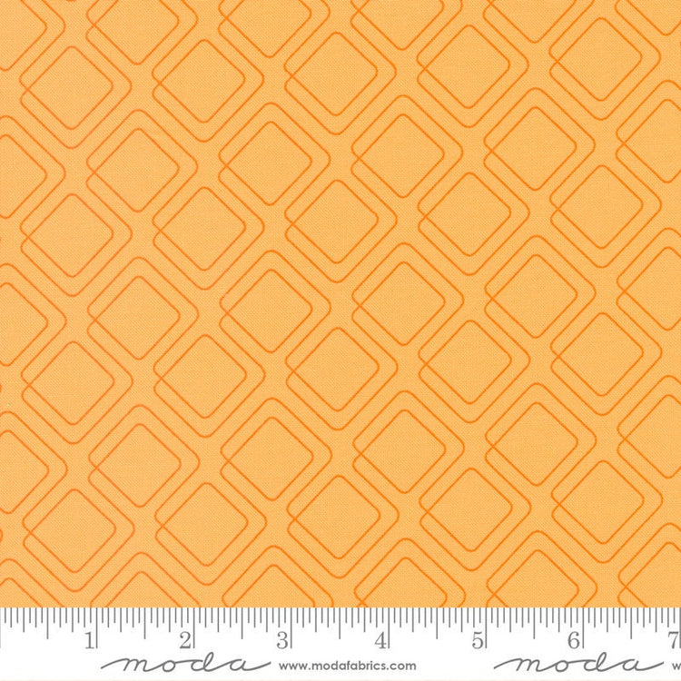 Rainbow Sherbet Connected Graph Paper Apricot by Sariditty for Moda Fabrics - 45024 32