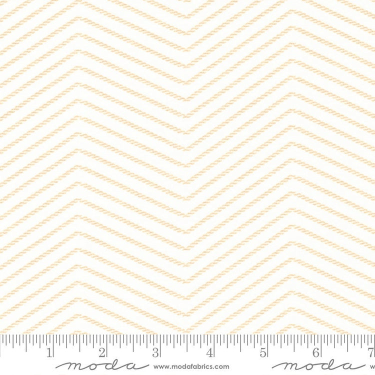 Lakeside Gatherings Flannel Double Zig Zag Stripe Sand Cloud by Primitive Gatherings for Moda Fabrics - 49222 21F