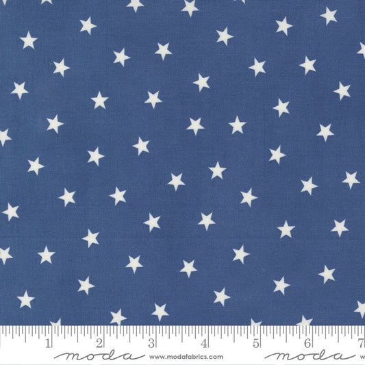 Sunrise Side Star Blenders Blue by Minick & Simpson for Moda Fabrics - 14964 26