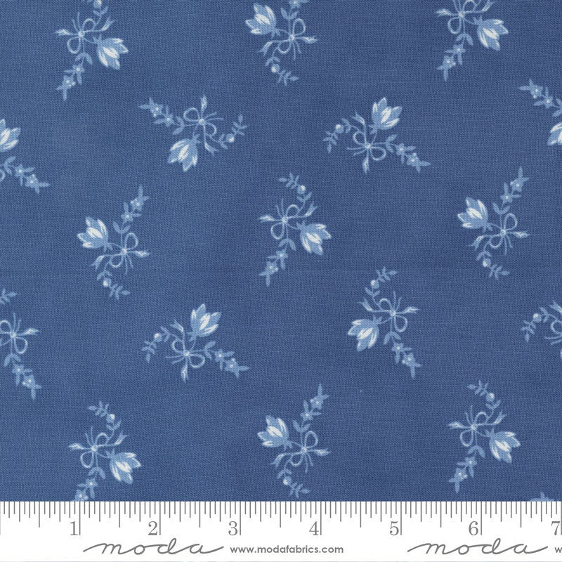 Sunrise Side Little Tulip Navy by Minick & Simpson for Moda Fabrics - 14968 18