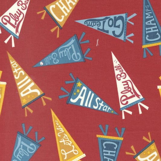 All Star Pennant Party Rust by Stacy Iest Hsu of Moda Fabrics - 20853 13