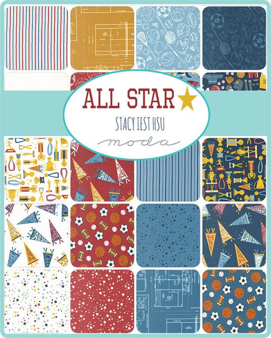 All Star Fat Quarter Bundle by Stacy Iest Hsu for Moda Fabrics - 20850AB